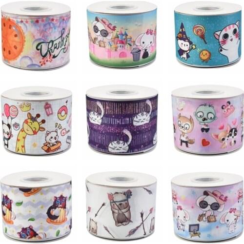 HSDCraft 22MM 25MM 38MM 50MM 75mm Sport Series HT on Grosgrain Ribbon for diy ribbon