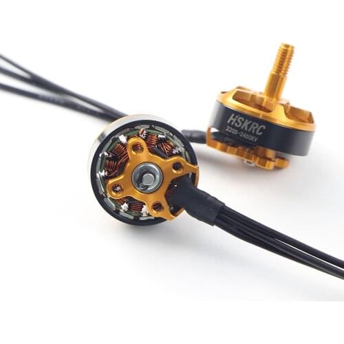 HSKRC 2205 2450KV 4S 1700KV 6S Brushless Motor Orange for RC FPV Racing Freestyle 5inch Drones Replacement DIY Parts