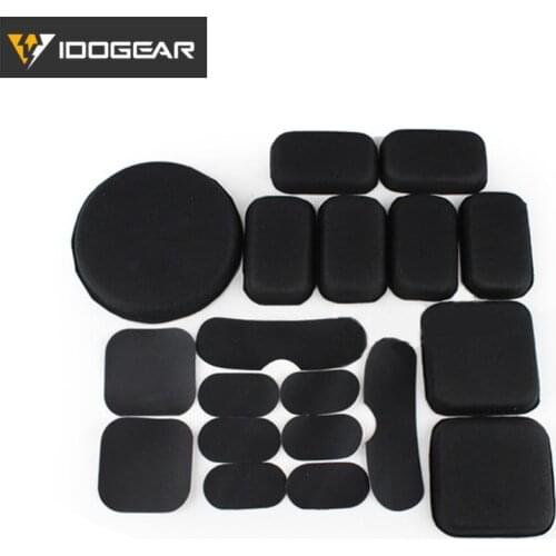 IDOGEAR Tactical Accessory Black Safety EVA Pads of Helmet Outdoor Airsoft Paintball Hunting 3808