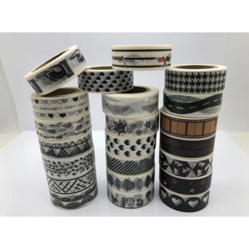 Jiataihe Washi Tape Black Scotch Tapes