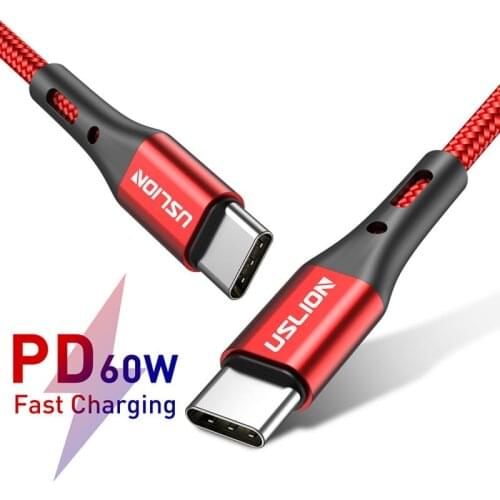 USB TypeC To Usb TypeC Cable Fast Charging Date Cable Data Transmission Cord 0.5M/ 1M /2M /3 M Double TypeC For HUAWEI xiaomi