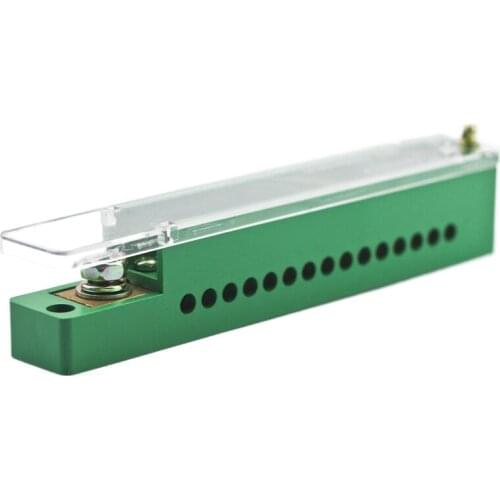 Unipolar 1 in 15/16 out Terminal Block FJ6 Energy Measuring Metering Mounted Distribution Junction Box Wire Connector