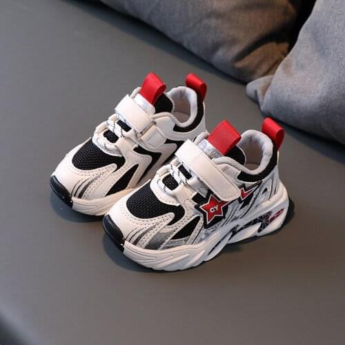 Kids Baby Boys Girls Fashion Stripe Sport Shoes Autumn Sneakers Children Boys Running Training Shoes Breathable Toddler Shoes