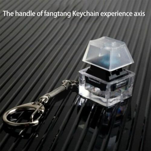 Mechanical Keyboard Switch With Keychain Mechanical Accessories Tester Shaft Axle Green Kit Computer For Keyboard Switch D3S6