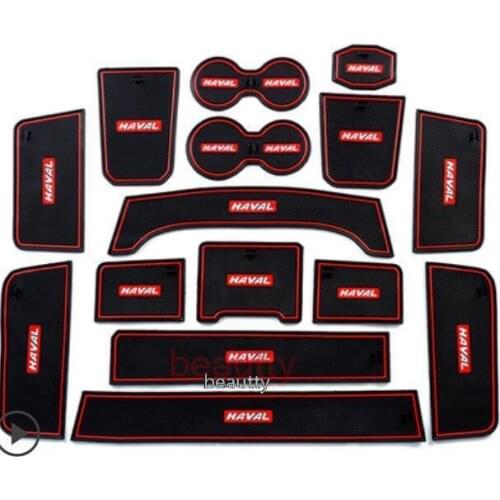 Door slot pad water coaster anti-skid pad for greatwall haval H6 all new 2017-2018
