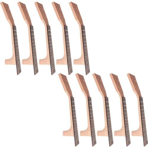 Soprano Ukulele Neck Fingerboard Fretboard Rosewood for 21 Inch Uke Martin Style Set of 10