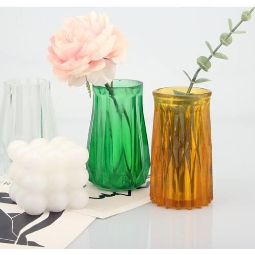Vase Crystal Epoxy Resin Mold Flowerpot Plant Pot Silicone Mould DIY Crafts Tool