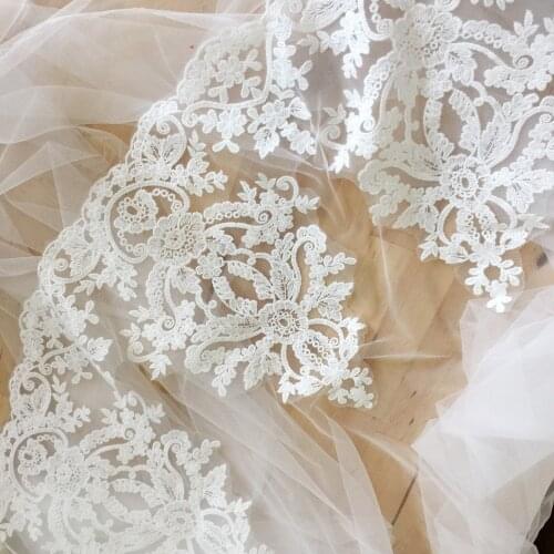 High Quality Bridal Dresses Lace Boarder Trim DIY Veil Trim Hat And Wedding Dress 10 Yards