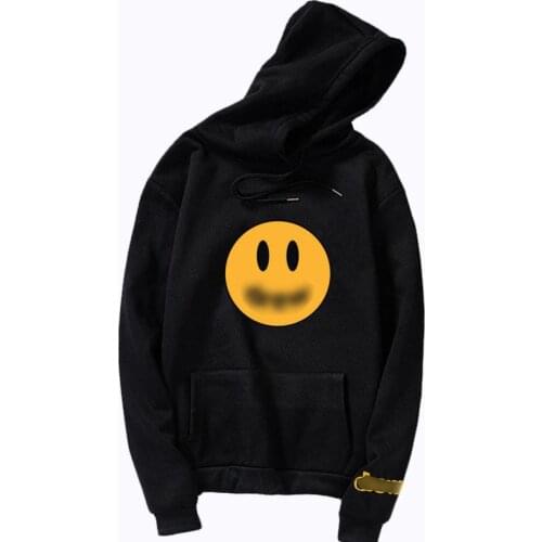 Hip Hop 2020 Winter Hoodies Men Women Couples Unisex Pull Back Smile Face Printed Hoodedis Sweatshirts