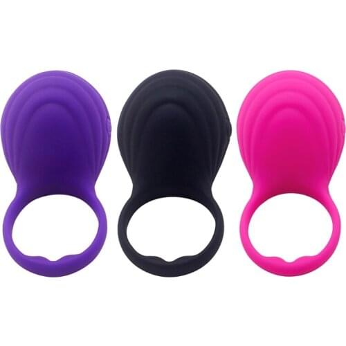 10 Vibration Modes Penis Rings Vibrating Ring Rechargeable Clitoral Massager for Men Couples