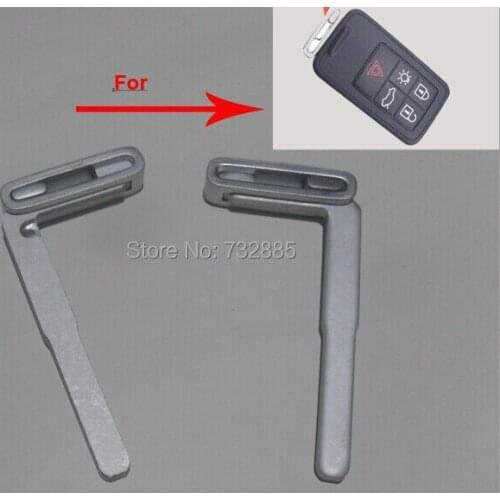 10PCS/Lot Replacement Uncut Key Blade For Volvo S40 S60 S80 XC 60 70 90 Smart Remote Key