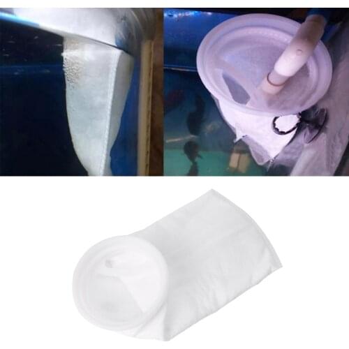 100/150 Filter Mesh Net Bag Aquarium Fish Tank Micron Aquarium Fish Tank Filter Sump Felt Sock Mesh Net Bag Filtration