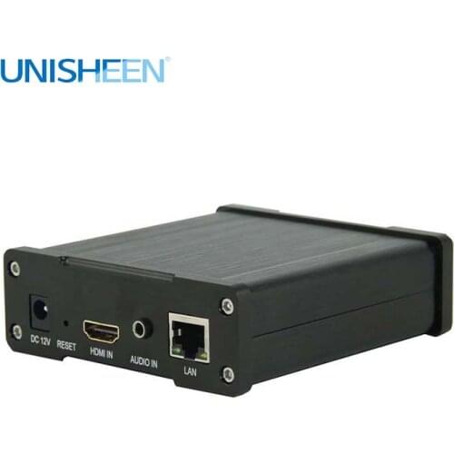 Unisheen 4K HDMI Video Encoder Recorder UHD Live Streaming IP IPTV Vmix Youtube Facebook Ustream Wowza Rtmps M3U8 Onvif
