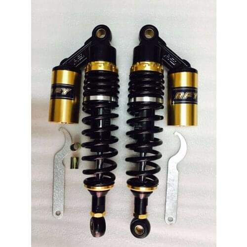 7MM+7.5MM spring 320mm RFY motorcycle air SHOCK ABSORBERS for Honda cx500 Yamaha suzuki kawasaki atv black&golden