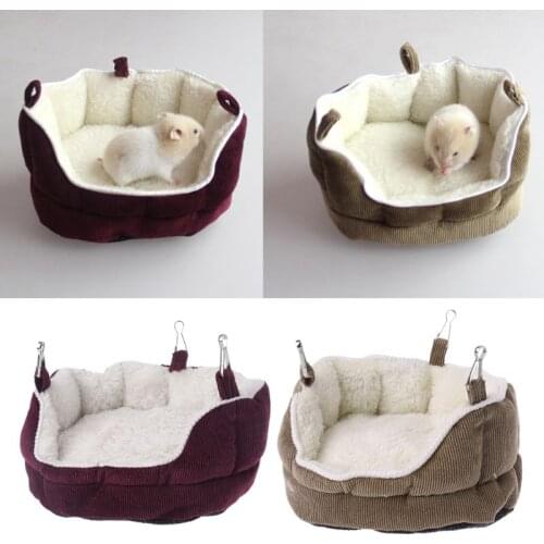 Pet Nest Velvet Hanging Sofa Bed Hammock for Ferret Hamster Guinea Pig Squirrel New