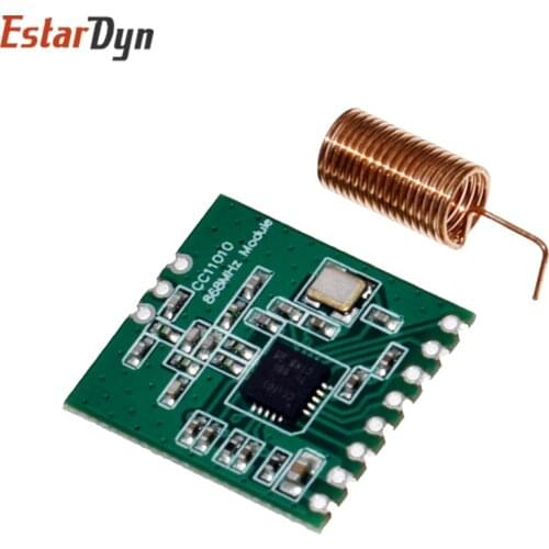 10pcs CC1101 Wireless Module Long Distance Transmission Antenna 868MHZ SPI Interface Low Power M115 For FSK GFSK ASK OOK MSK 64