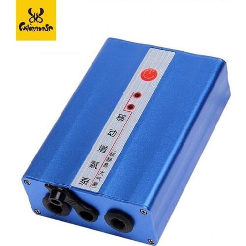 Ultra-quiet fish tank oxygen pump, dual-tube rechargeable oxygen pump, AC and DC dual-purpose oxygen pump