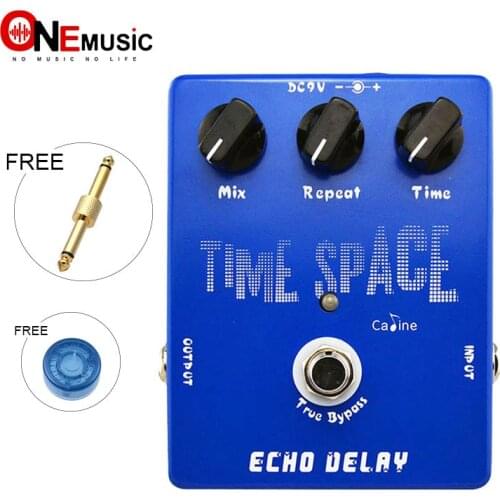 Caline CP-17 Echo Delay Guitar Digital Delay effect Pedal 600ms Max True Bypass with Free Connector