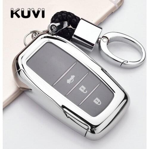 PC+Tpu Car Remote Key Case Cover For Toyota Corolla Camry RAV4 Altis Prius Land Cruiser Prado Crown Shell Fob Auto Accessories