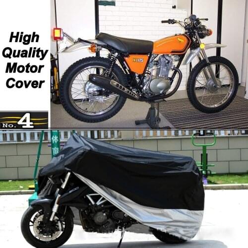 MotorCycle Cover For Honda XL175 WaterProof UV / Sun / Dust / Rain Protector Cover Made of Polyester Taffeta