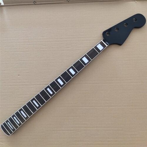 Black Gloss Maple 20 frets JAZZ bass guitar neck part 4 string rosewood fingerboard 34 inch