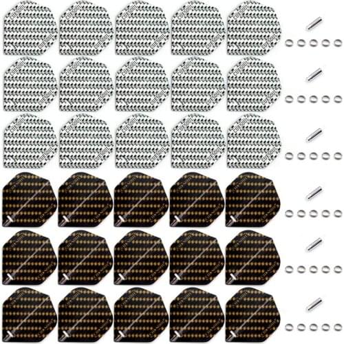 CUESOUL Dart Flights Swift Series 30pcs/Set With Dart Flight Protector For Soft / Steel Tip Darts Dart Accessories