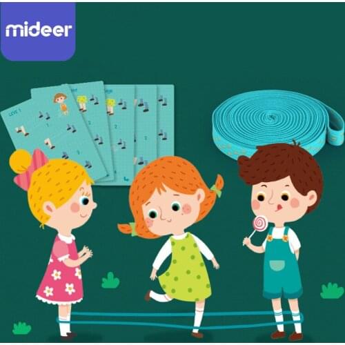 Classic Outdoor Jump Game Elastic Rubber Jump Rope Toys For Children Kids Outside Party Sport Family Cooperation Educational Toy