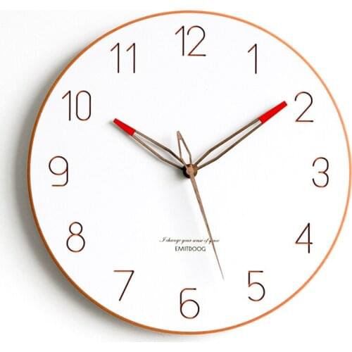 Nordic Creative Fashion Wall Clock Living Room decoration Bedroom Modern Design Personality Silent Home Decor Clocks Needle