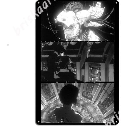 Ghost In The Shell Metal Signs Club Bar Cinema Garage Classic Plates Tin sign Posters