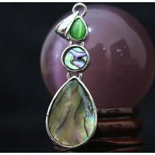 Fashion Classics Natural Abalone Shell Teardrop Waterdrop Pendant Special Design Charms Diy High Quality Jewelry B1136