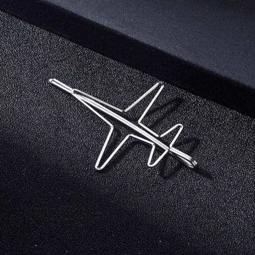 CHENGXUN Trendy Simple Piercing Aircraft Hair Clips for Women Girl Fashion Airplane Girl Hair Pin Ins Headwear Hair Decorations