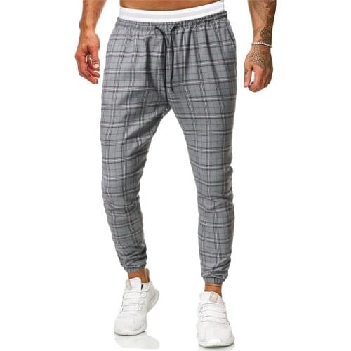 Mens Twill Fashion Jogger Pants 2020 New Stripe Urban Straight Casual Trousers Slim Fitness Long Pants S-XXL