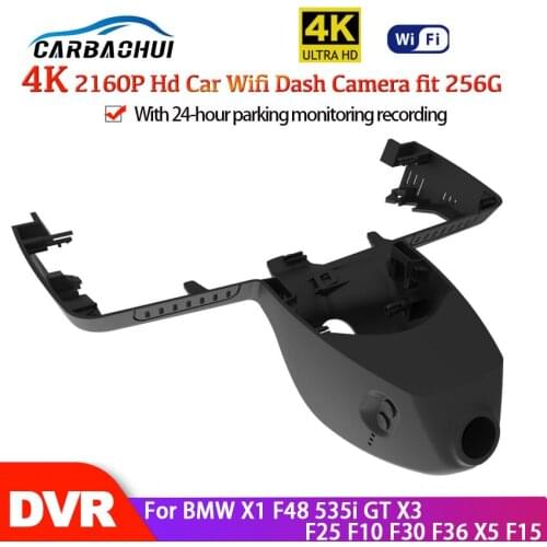 New! 4K Car DVR Wifi Video Recorder Dash Cam Camera Control by Mobile Phone App For BMW X1 F48 535i GT X3 F25 F10 F30 F36 X5 F15