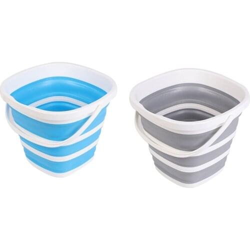 Portable Folding Bucket Foldable Basin Tourism Outdoor Folding Bucket Fishing Camping Car Wash Bucket Outdoor Camping