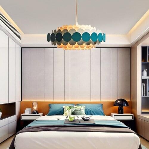 Post modern creative bedroom chandelier fashion simple Nordic childrens room dining room designer Chandelier
