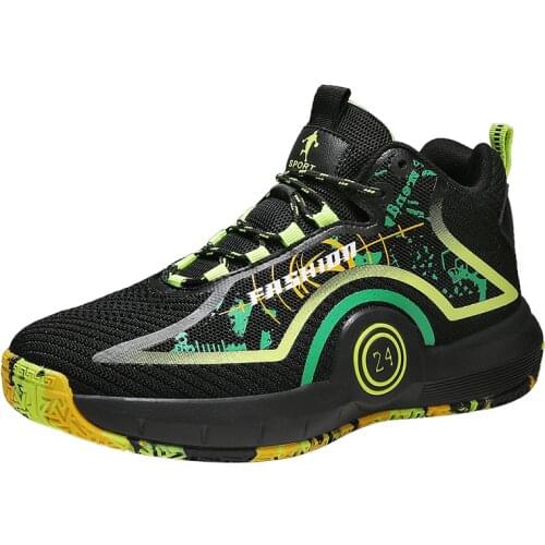 New Brand Basketball Shoes Men Women High-top Sports Cushioning Hombre Athletic Men Shoes Comfortable Black Sneakers zapatillas