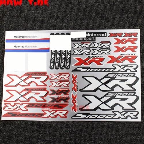 Motorcycle Reflective Stickers Body Helmet Fuel Tank Waterproof Logo Decal for BMW S1000XR