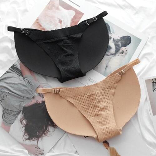 Fake Ass Butt Lift Briefs Flat Tummy Hip Raise Underwear Panties Female Invisible Butt Shaper Large Size Body Shaping Underpants