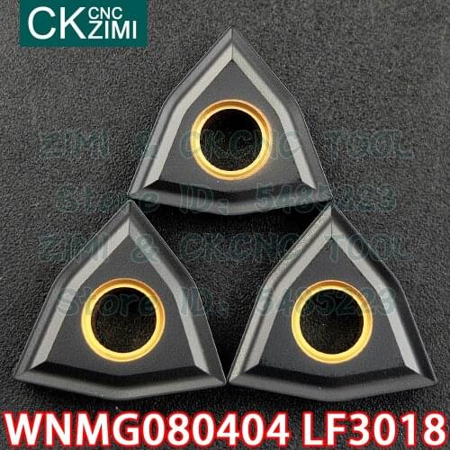 WNMG080404 LF3018 WNMG 080404 LF3018 Carbide Inserts External Turning Inserts Tools CNC Metal lathe Cutting Tools for cast iron