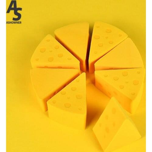 1pcs Makeup Blender Cosmetic Puff Cheese Makeup Sponge Foundation Powder Sponge Puffs Beauty Tools for Women Make Up Accessories