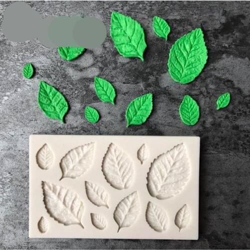 1pcs UV Resin Jewelry Liquid Silicone Mold Leaf Resin Charms Pendant Molds For DIY Intersperse Decorate Making