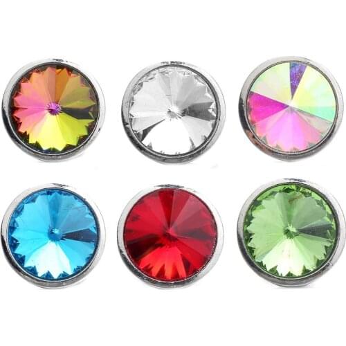 10pcs/lot Snap Jewelry 18mm Flower Snap Buttons Metal Charms 18mm 20mm Snap Button Jewelry for Snaps Bracelet DIY Jewelry Making
