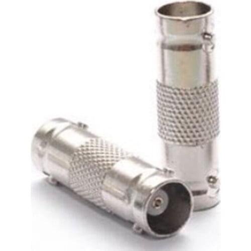 2pcs BNC Female To Female Plug Connector RF Adapter For System CCTV Camera