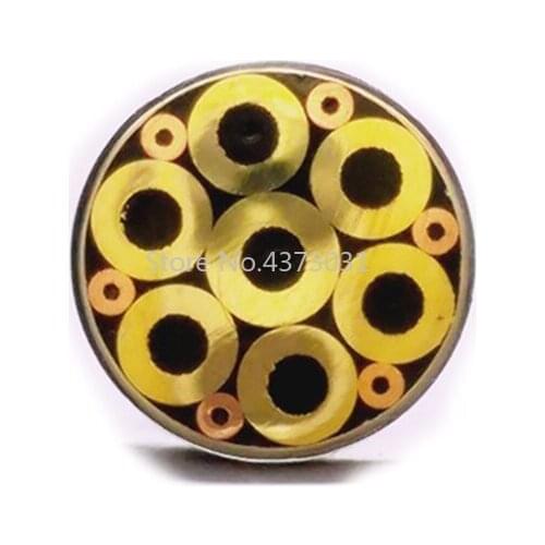 6mm Mosaic pin Rivets knife handle screw More design exquisite style length 9cm #616