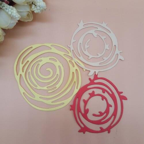 Rose leaf cutting mould scrapbook mould metal embossing stamp and card making DIY mould
