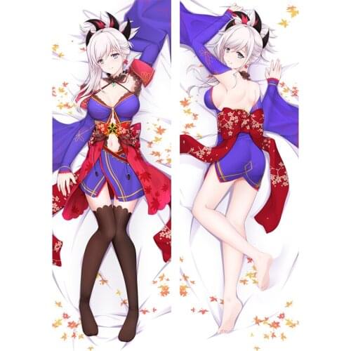 2020-June update Japanese Anime Fate/Grand Order Saber Miyamoto Musashi Hugging Body Pillowcase Dakimakura Pillow Cover Case