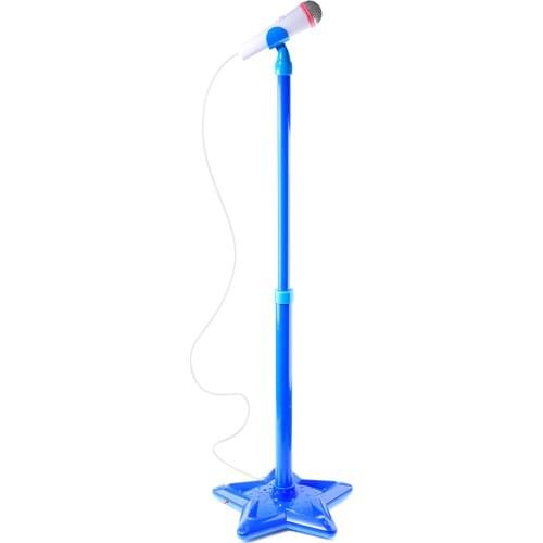Kids Echo Microphone Karaoke Adjustable Stand Microphone Music Toy Party Song with Light Effect For Girls Boys Birthday Gifts