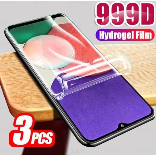 3pcs Full Curved Hydrogel Film For Samsung Galaxy A22 5G Samung A 22 22A 2021 A226B 6.6" Protective Screen Protector Not Glass