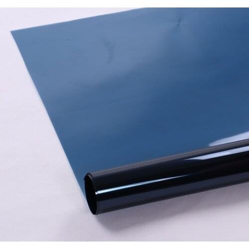 HOHOFILM 1.52x30m ROLL Dark Blue Window Film House Glass Solar Tint Window Sticker Glass Film Home Decor Decorate 60''x100ft