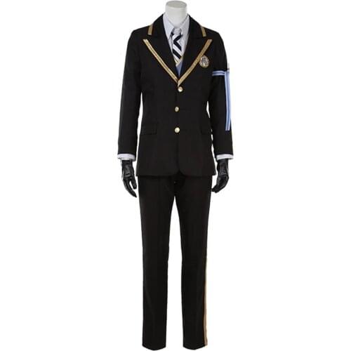 Game Twisted Wonderland Azul Ashengrotto Cosplay Costume Adult Uniform Outfit Halloween Carnival Suit